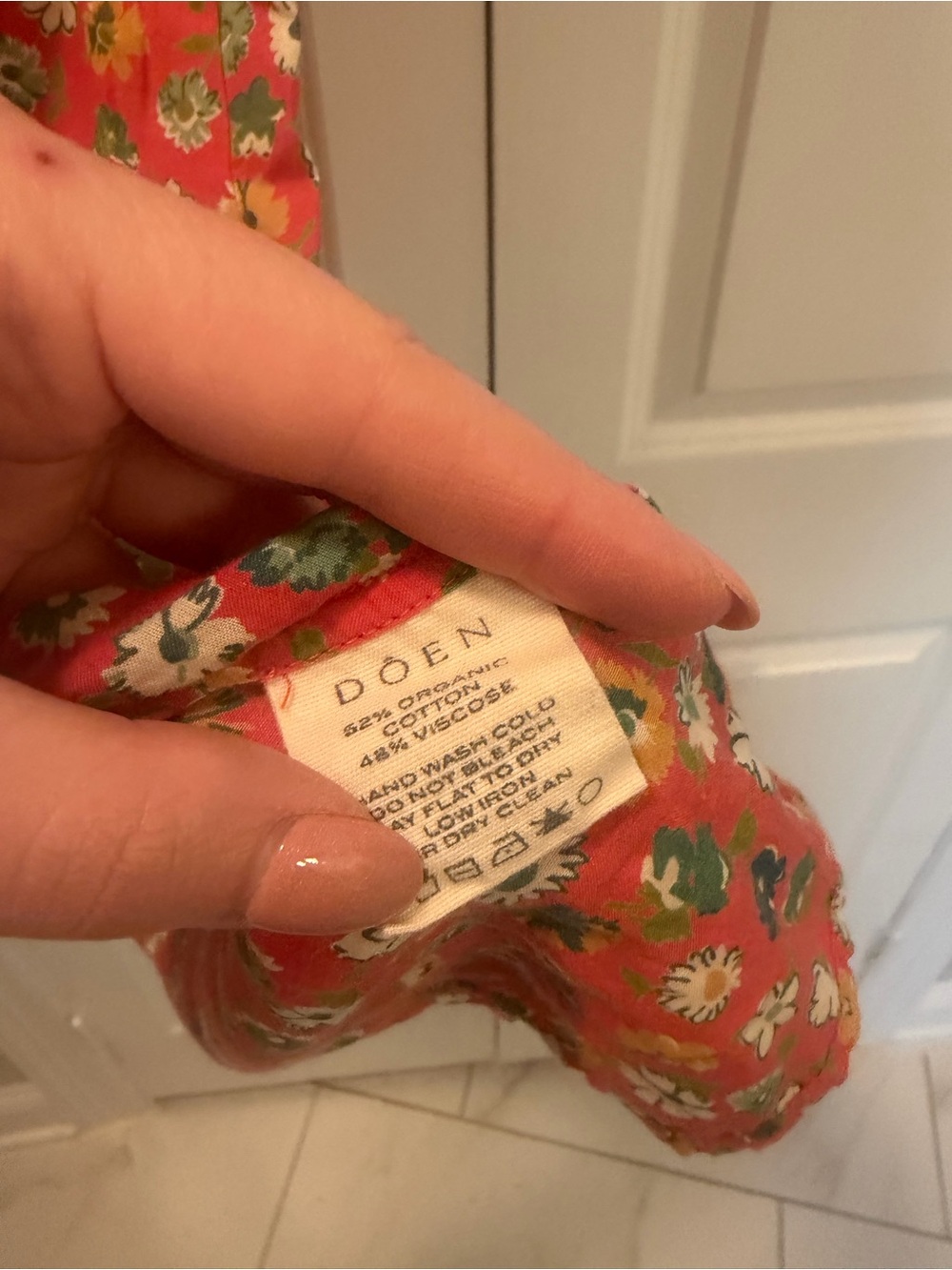 Doen Patricia Rust Floral Mini Dress - Picture 6 of 6